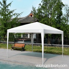 Upgraded Quictent 10x10 EZ Pop Up Canopy Gazebo Party Tent 100% Waterproof with Sidewalls and Mesh Windows Green